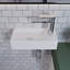 Liberty 370mm x 180mm White Ceramic Rectangular Wall Hung Basin Bathroom Sink