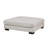 Liny Square Ottoman, 45 Inch Microfiber, Solid Wood-113581403