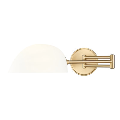 Justina 5.25 inch Brushed Nickel 1 Light Wall Sconce