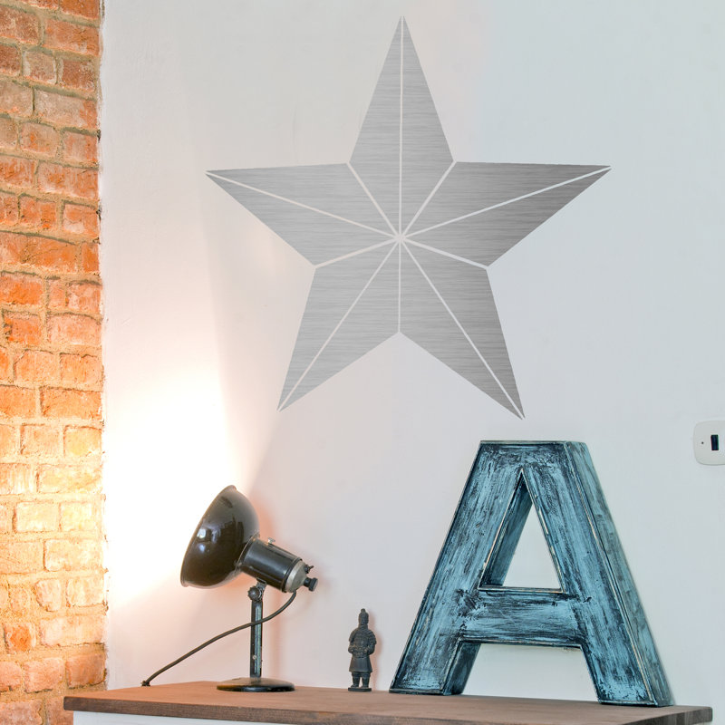 Star Wall Sticker, Silver