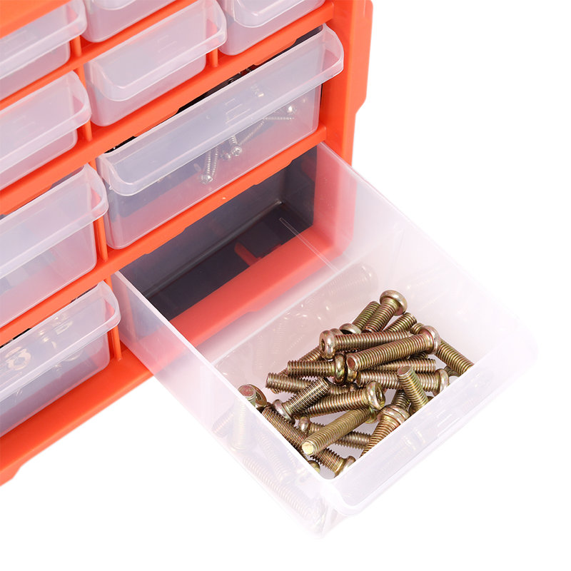 Orange Plastic Toolbox