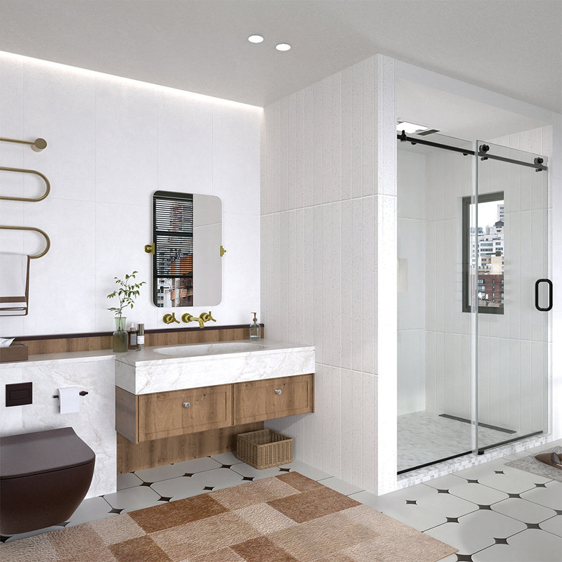 Redolent 20 in. W x 30 in. H Rectangular Framed Adjustable Tilt Wall-Mounted Bathroom Vanity Mirror in Brushed Gold, Brass
