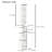 67.51" Tall Bathroom Storage Cabinet With Adjustable Shelves, Slim 2 Doors Freestanding Cabinet With Anti-tip, Open Compartments
