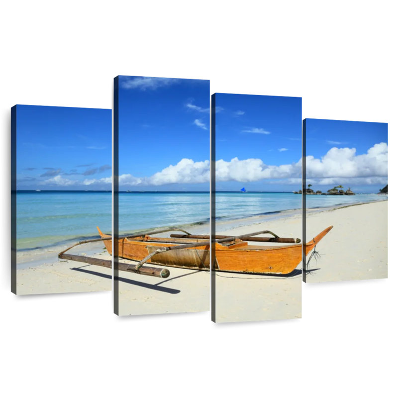 Bateau Meig Boracay Island Outrigger, H 27 po x l 43 po