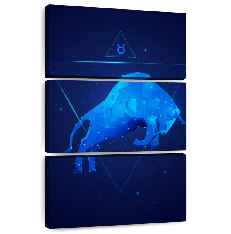 Adella Geometric Taurus, 32" H x 20" W