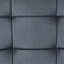 Causeuse grise et gris avec dossier lâche