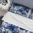Blue Victorian Scrollwork Victorian Pattern I Floral Duvet Cover-2090818632