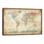 World Cities Map by Michael Tompsett - 1 Piece Wall Art on Canvas-29383405-56678659