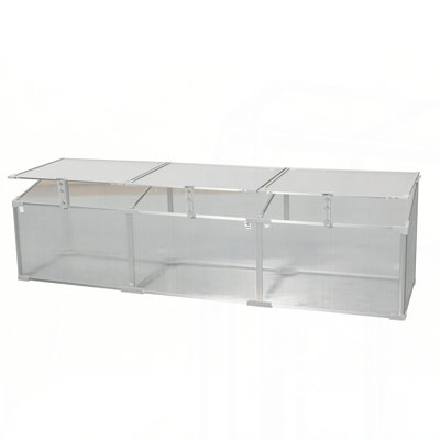 Serre en polycarbonate pour l'extérieur en hiver