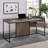 Lochlan Steel Writing Desk with Built-In Electrical Outlet-1231054877