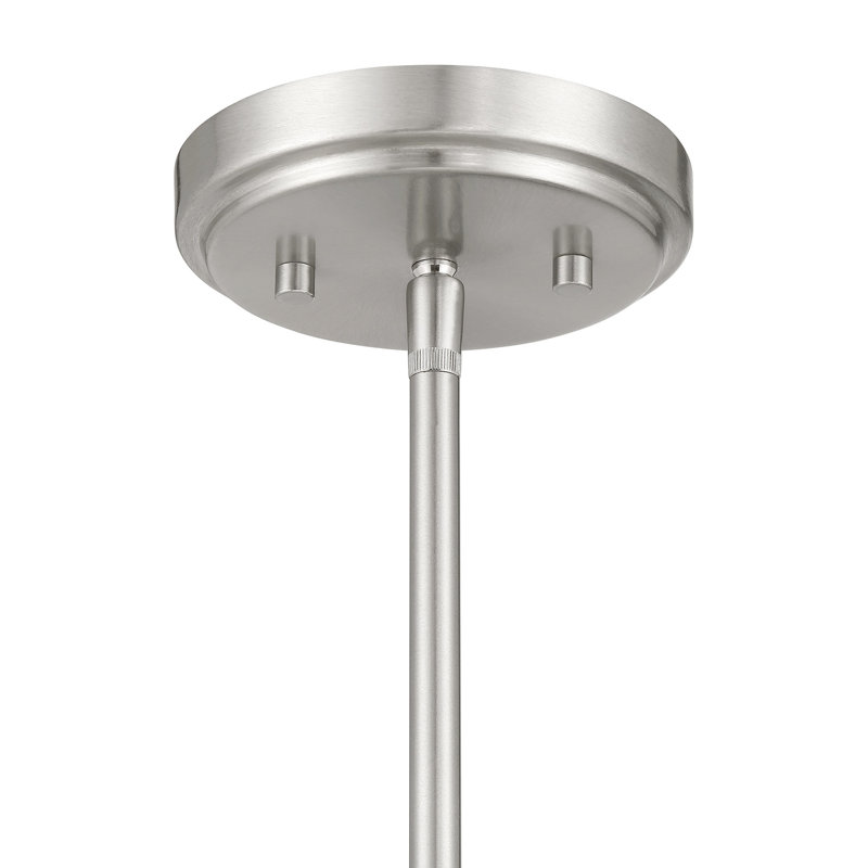 Lustre 4 lumières Oreane, Nickel brossé