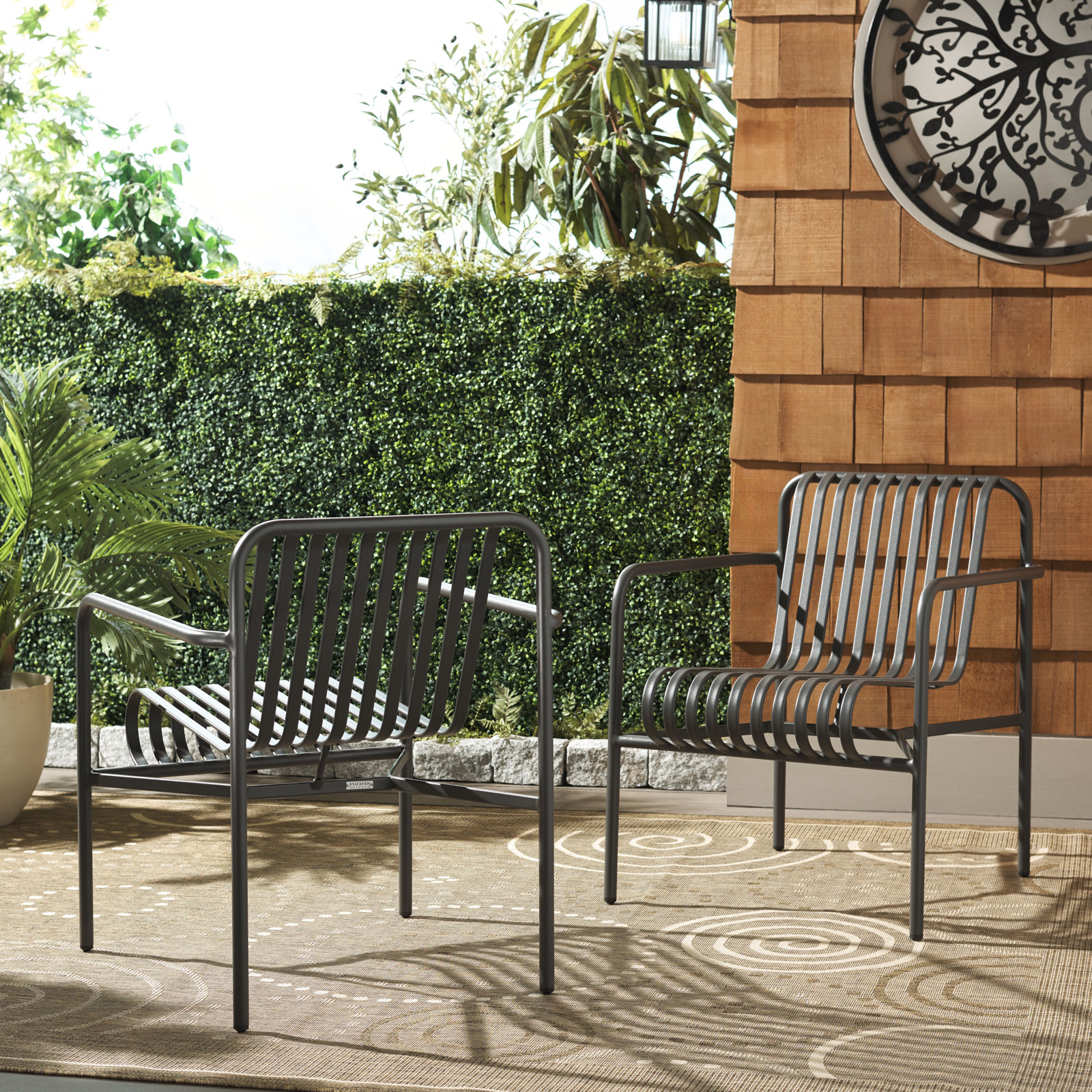 Patio Lounge Chair, Gray