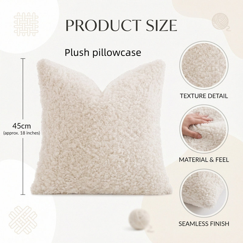 Coussin Teddy Teddy, White