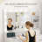 Lumina Makeup Vanity with LED Lighted Mirror & Power Outlet,Makeup Desk with 3 Drawers,1 Cabinet