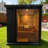 Sansheng® 6 Person Traditional Square Home Sauna, Interior Red Cedar, Exterior Hemlock In Black(78.74” W x 78.74” D x 82.68” H)