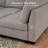 3-Seater Modular Sofa Chaise Lounge, Frostvelvet Upholstery Sofa Bed-874097729-874097728