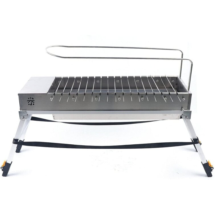 DALELEE Stainless Steel Electric USB Rotary Barbecue Machine