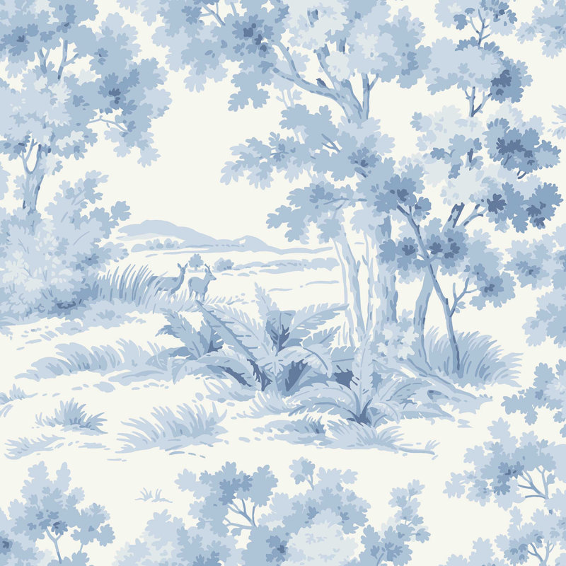 Countryside Morning Floral Wallpaper Roll