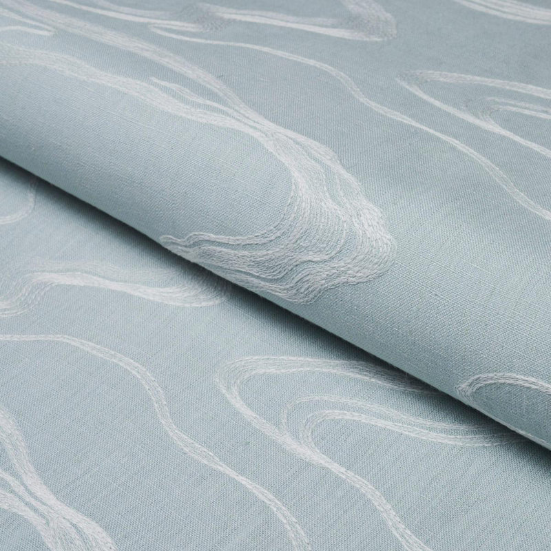 Tissu brodé Schumacher, Arctique