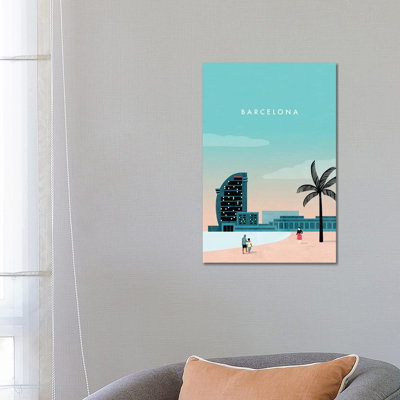 Barcelona by Katinka Reinke - Wrapped Canvas Print