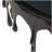 Aluminum Metal Drip Living Room Coffee Table with Melting Designed Legs and Shaded Glass Top-1253531826