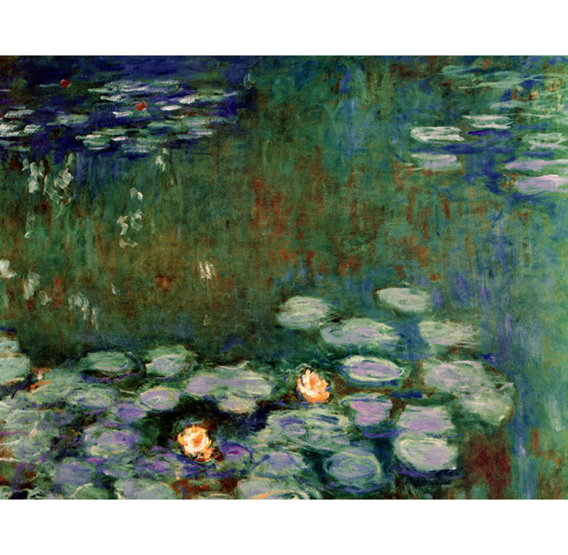 Water Lilies, 14" H x 18" W