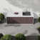All-Weather Aluminum Wash Basin with Stone Counter