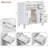 36'' Single Bathroom Vanity with Ceramic Top-1998621803