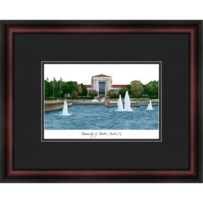 NCAA Houston Cougars Academic Lithograph Picture Frame