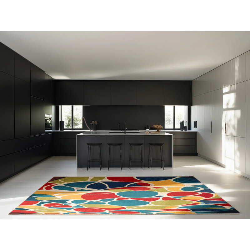 Zany Perk Rug, Square 4'