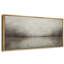 Tableau représentant un paysage de lac gris brumeux, idéal pour le salon, impression giclée sur toile encadrée-91875128-135760401-135760404