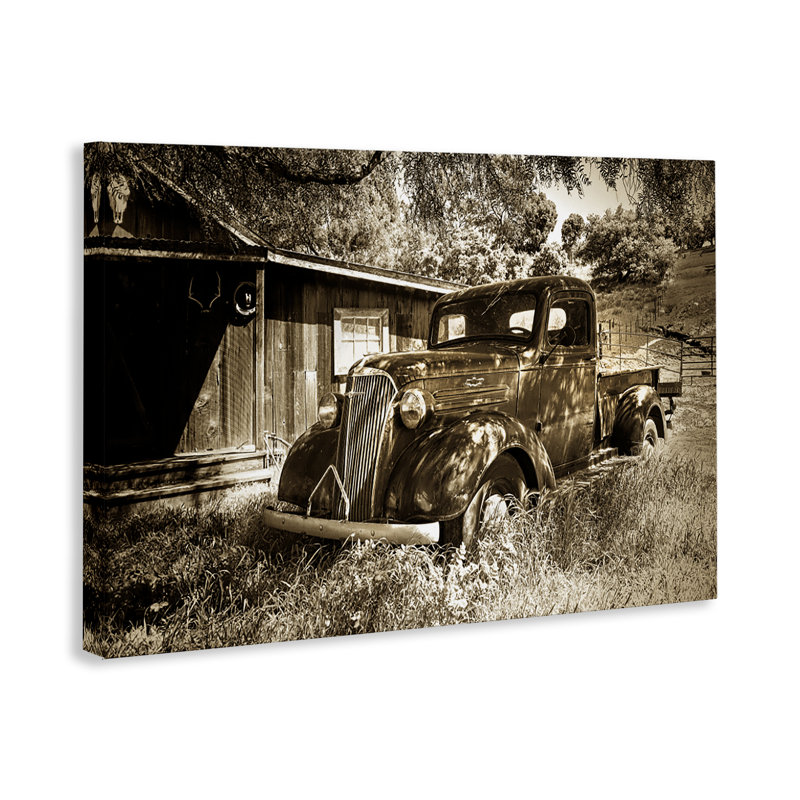 «Our Truck Classic», toile par Jerry Cowart, H 16 po x l 24 po