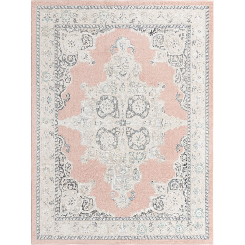 Troayurgh Oriental Indoor Rug, Rectangle 9' x 12'