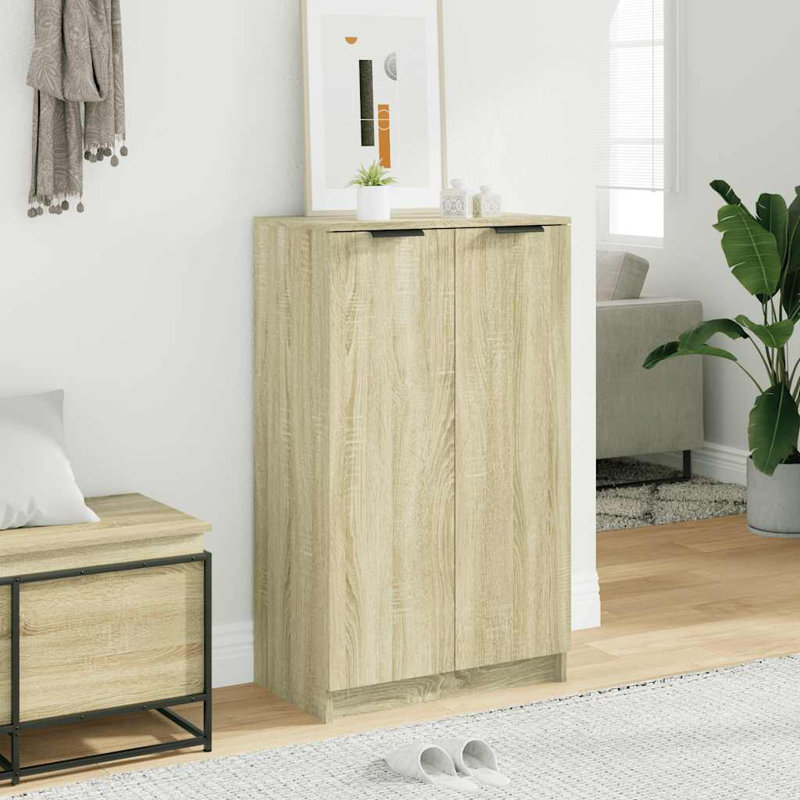 Shoe Cabinet for 12 Pairs of Shoes, Sonoma Oak