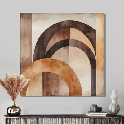 Art mural abstrait terre, terre cuite, Neuilly