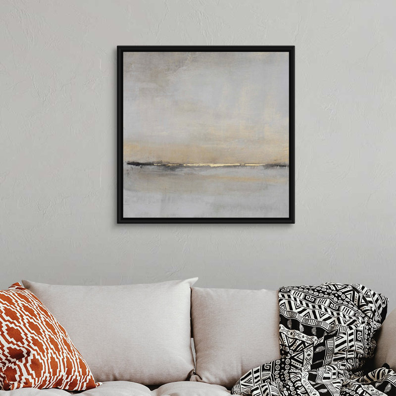 " Horizontal Flow II " by Timothy O' Toole Painting Print, 32" H x 32" W x 1.75" D, Black Framed Canvas