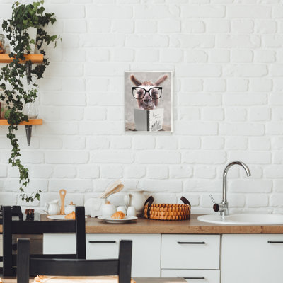 «Love on the Farm Llama», plaque murale, conception par Lori Deiter