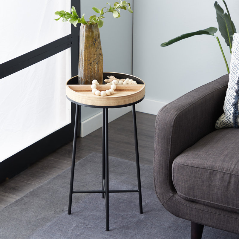 Mcelfresh Tray Top End Table, 29" H x 14.13" W x 14.13" D
