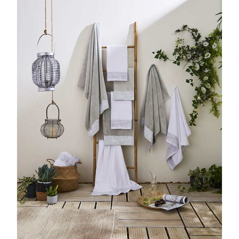 Mozambique 4 Piece Multi-Size Bale, White