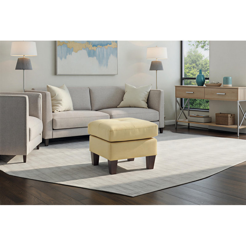Repose-pieds Swansea, Beige