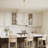 Celino Four-Light Linear Chandelier with Clear Glass-2046074476
