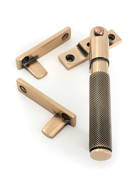 Brompton Night-Vent Locking Fastener, Polished Bronze