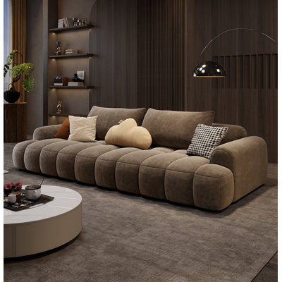 Italian Minimalist Casual Sofa 106.3'' Upholstered Sofa
