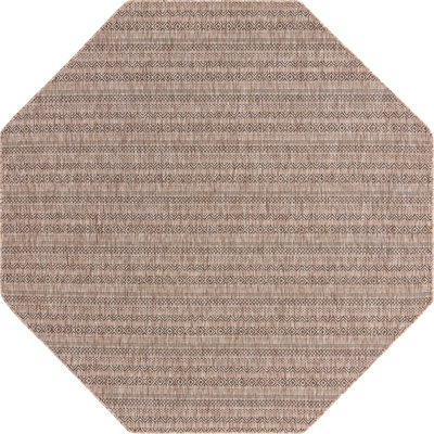 Tapis d'extérieur scintillant brun clair