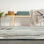 Tapis bleu / cendre Serengeti Zebra Melange-70379007