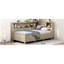 Lit de jour simple avec rangement, 3 tiroirs, finition blanc antique, fabrication, lait sans sommier, solide-624561662