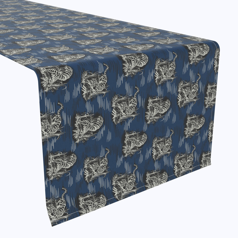 Hedya Geometric Table Runner, 72" x 12"