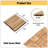 30 PCS Interlocking Deck Tiles Striped Pattern, 12/
