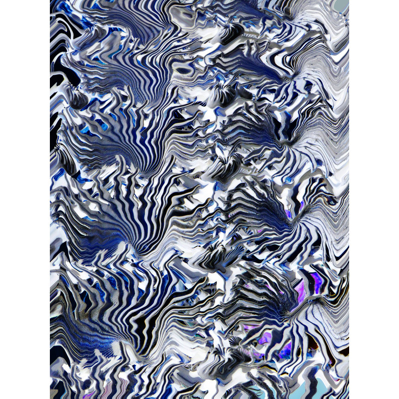 «Bylotten» par Drew Gaffney - impression, Papier avec cadre noir, 20" H x 16" W