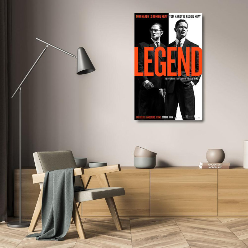 Légende, H 24 po x l 15 po